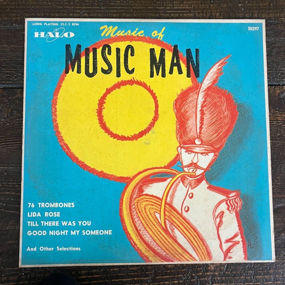 Music of Music Man Vintage 1958 Vinyl LP Record HALO Records 50297 Soundtrack Br